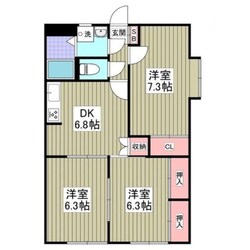 エンブレム（深谷市西大沼）の物件間取画像